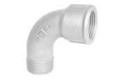 Gängade beslag - +GF+ Short bend 90° galvanized for m 1/2 - 770011204