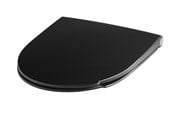 Toaletter, säten, bidé och reservdelar - Pressalit Spira art toiletseat black with soft close and quick release - 940001-DE7001