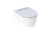 Toaletter, säten, bidé och reservdelar - Geberit one hanging toilet bowl / seat 370x343x540mm t / in.cist chrome porcelain keratect - 500.202.01.1