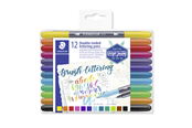 Skriv- och ritverktyg - Staedtler Double-ended brush pens 12 pcs - 3004 TB12