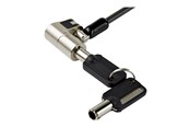 Systemtillbehör - StarTech.com 6' (2m) 3-in-1 Universal Laptop Cable Lock - Keyed Security Lock for K-Slot Nano & Wedge Slot Desktop/Laptop - Anti-Theft security cable lock - LTULOCKKEY