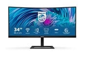 Skärm - 34" Philips E-line 346E2CUAE - 3440x1440 (UWQHD) - 100Hz - VA - 65W USB-C - 346E2CUAE/00