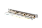 Nätverks tillbehör - Lanberg PPSA-1024-S - patch panel - 1U - 19" - PPSA-1024-S