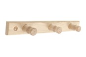 Fästen & gångjärn  - Home>it Knopplist i ek - 3 knoppar - 12214