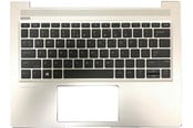 Tangentbord - HP 430 G6/G7 Keyboard/Topcover None Backlit (US/I) - Laptop tagentbord - till ersättning - Engelska - Grå - L44548-B31