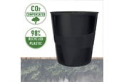 Skrivbordstillbehör - Leitz Recycle Papperskorg, Svart - 53280095