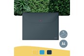 Fickor, Omslag & Register - Leitz  Cosy Sekretessficka med 2 fickor Grå - 47090089