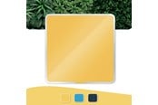 Konferens & Presentation - Leitz  Cosy Magnetisk Whiteboard Glas 45x45 cm Gul - 70440019