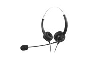 Hörlurar / Headset - MediaRange hörlurar m/mikrofon - Svart - MROS304