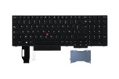 Tangentbord - Lenovo Chicony - Laptop tagentbord - till ersättning - Fransk - Svart - 01YP571
