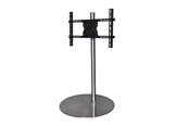 Väggfäste, AV-Möbel - ConnecTech Sinox StandView TV-golvstativ med vridbar topp - 55"-85" - Aluminiumfinish - Max 60 kg - recommended for 85" - SWB7170