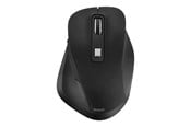 Mus - Deltaco Office ergonomic mouse silent clicks wir - Mouse - Optic - 6 knappar - Svart - DELO-0310