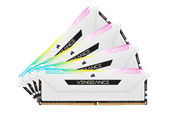 RAM - Corsair Vengeance RGB PRO SL DDR4-3200 - 64GB - CL16 - Quad Channel (4 pcs) - Intel XMP - Vit med RGB - CMH64GX4M4E3200C16W