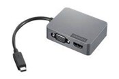 Dockning - Lenovo Travel Hub Gen2 - docking station - USB-C - VGA HDMI - GigE - 4X91A30366