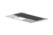 Tangentbord - HP Zbook Firefly 14 G7 - Topcover Nordic- BL - Laptop tagentbord - till ersättning - Nordisk - Grå - M14635-DH1