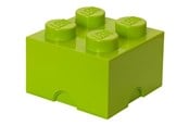 Barnrummet - LEGO STORAGE BRICK 4 - YELLOWISH GREEN - 40031220