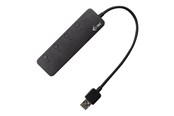 USB Hub - I-Tec USB 3.0 Metal HUB 4 Port with individual On/Off Switches USB Hub - USB 3.2 - 4 porte - Svart - U3CHARGEHUB4