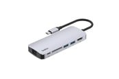 Dockning - Belkin USB-C 6-in-1 Multiport Adapter - AVC008BTSGY
