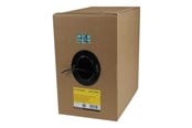 Nätverkskabel - StarTech.com 1000 ft Bulk Roll of Black CMR Cat5e Solid UTP Riser Cable - bulk cable - 304.9 m - black - Svart - 304m - WIR5ECMRBK