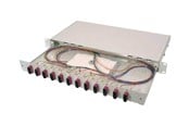Nätverks tillbehör - DIGITUS DN-96322-4 - fibre-optic splice box - 1U - 19" - DN-96322-4