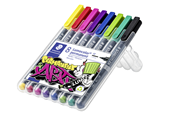 Hobby Tillbehör - Staedtler Universal pen Lumocolor perm M 8pcs - 317 WP8-1