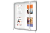Konferens & Presentation - Nobo LockableNoticeboard SlidingDoor 12xA4Mag - 1902570