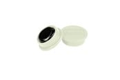 Konferens & Presentation - Nobo Magnetiska Whiteboardmagneter 10-Pack 13 mm Färgade Magneter Vit - 1915287
