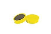 Konferens & Presentation - Nobo Magnetiska Whiteboardmagneter 10-Pack 38 mm Färgade Magneter Gul - 1915316