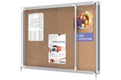 Konferens & Presentation - Nobo Premium Plus Kork Låsbar Anslagstavla 8xA4 - 1915331