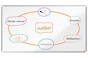 Konferens & Presentation - Nobo Premium Plus Widescreen Emaljerad Magnetisk Whiteboard 70" 155x87 cm - 1915368