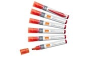Konferens & Presentation - Nobo Whiteboard Penna Flytande Bläck Mejselspets 10/Fp Röd - 1915384