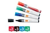 Konferens & Presentation - Nobo Whiteboard Penna Flytande Bläck Mejselspets 10/Fp Sorterad - 1915386