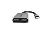 Ljudkabel - ALOGIC Ultra USB-C to USB-C Audio and USB-C Charging Combo Adapter - UL2CAPW-SGR