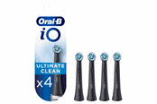 Tandborste - Oral-B Borsthuvuden iO Ultimate Clean Black Borsthuvud, 4 St - 4210201301905