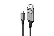 Displaykabel - ALOGIC Ultra - USB-C - DisplayPort - 2m - Grå - ULCDP02-SGR
