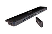 Dockning - Club 3D USB Type C 3.2 Gen1 Triple Display Dynamic PD Charging Dock 100W PD Power charger - CSV-1564W100