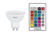 Glödlampor - Osram LED-glödlampa STAR+ RGBW Remote PAR16 4.5W/827 (25W) 120° dimmable GU10 - 4058075445970