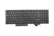 Tangentbord - Lenovo - notebook replacement keyboard - with Trackpoint UltraNav - French - Laptop tagentbord - till ersättning - Fransk - Svart - 01HX190