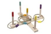 Träleksaker - Happy Summer SPRING SUMMER Ring Toss Game Wood - 302128