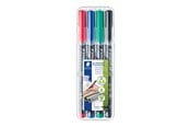 Skriv- och ritverktyg - Staedtler Universal pen Lumocolor perm S 4pcs - 313 WP4