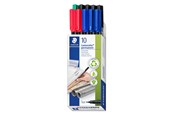 Skriv- och ritverktyg - Staedtler Universal pen Lumocolor perm F ass - 318 B10