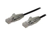 Nätverkskabel - StarTech.com 1.5m Slim LSZH CAT6 Ethernet Cable. - Svart - 1m - N6PAT150CMBKS