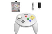 Spel Tillbehör - Retro-Bit Tribute64 2.4GHz Wireless Controller - Grey - Wireless Controller - Nintendo 64 - 849172013186