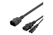 Strömkabel (intern) - Pro Power Cable C14 - Svart - 0.2 m - 7333048035042