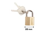 Säkerhetsutrustning & Arbetskläder - Home>it Hänglås mässing - 20 mm - 25320