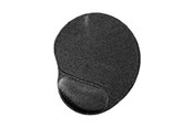 Musmattor och tillbehör - Gembird MP-GEL-BLACK - mouse pad with wrist pillow - MP-GEL-BK
