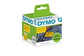 Papper, Fotopapper & Etiketter - DYMO LabelWriter gula stora originaletiketter/namnskyltar | 54 mm x 101 mm | Självhäftande | Rulle med 220 etiketter - 2133400