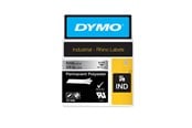 Papper, Fotopapper & Etiketter - DYMO Dymo Rhino permanent polyester 9 mm x 5.5 m - svart på metallic - 18485