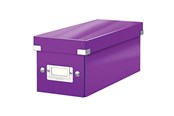 Arkivering & Förvaring - Leitz Förvaringslåda Click & Store WOW CD Lila - 60410062