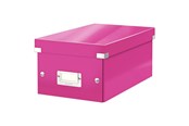 Arkivering & Förvaring - Leitz Förvaringslåda Click & Store WOW DVD Rosa - 60420023